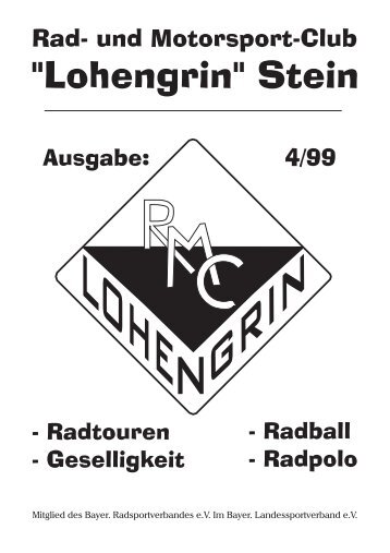 Ausgabe 4- 1999 - RMC Lohengrin Stein