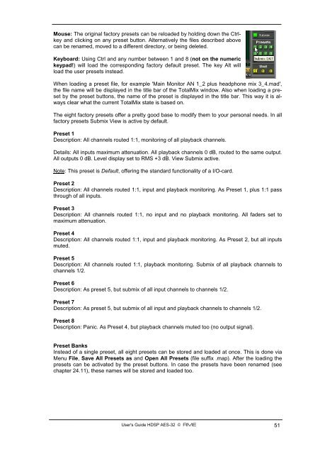 User's Guide HDSP AES-32 - RME