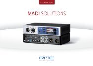 MADI SOLUTIONS - RME