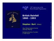 British Rainfall 1860 - 1993 - Royal Meteorological Society