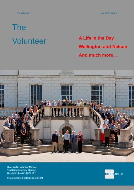 New look volunteer newsletter july 10.pub - National Maritime Museum