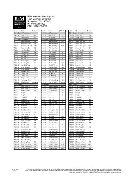 Download - R&M Materials Handling equipment