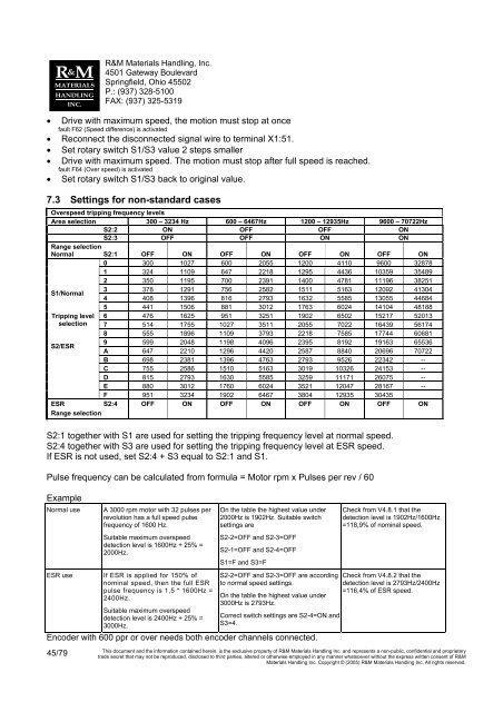 Download - R&M Materials Handling equipment