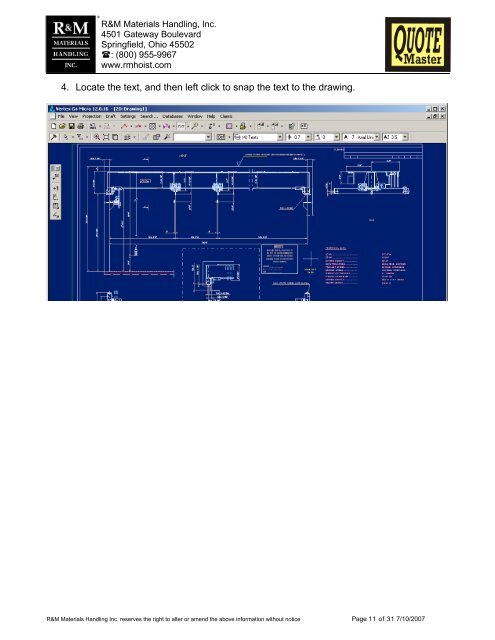 MicroVertex G4 A Quick Users Guide 2007 - R&M Materials ...