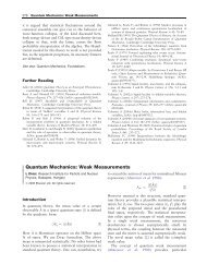 Quantum Mechanics: Weak Measurements