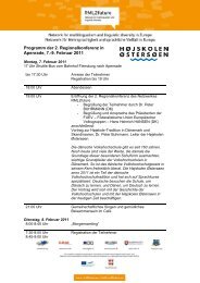 Programm der 2. Regionalkonferenz in Apenrade, 7.-9 ... - rml2future