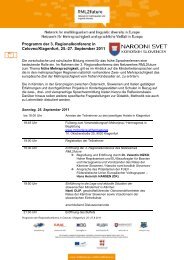 Programm der 3. Regionalkonferenz in KÃ¤rnten - rml2future