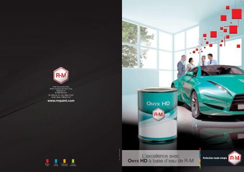 L'excellence avec ONYX HD à base d'eau de R-M - RM Paint