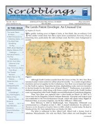 The Leeds Patent Envelope - Rocky Mountain Philatelic Library
