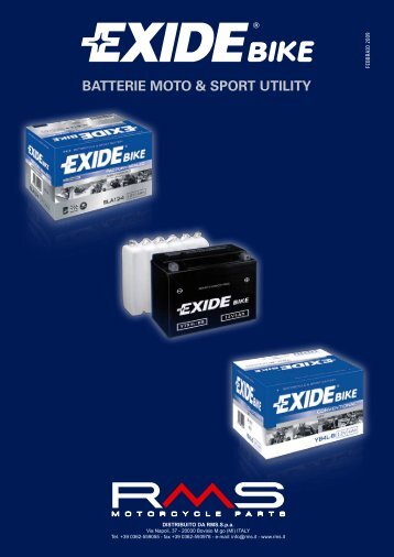 BATTERIE MOTO & SPORT UTILITY - RMS