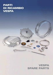 PARTI DI RICAMBIO VESPA VESPA SPARE PARTS - RMS