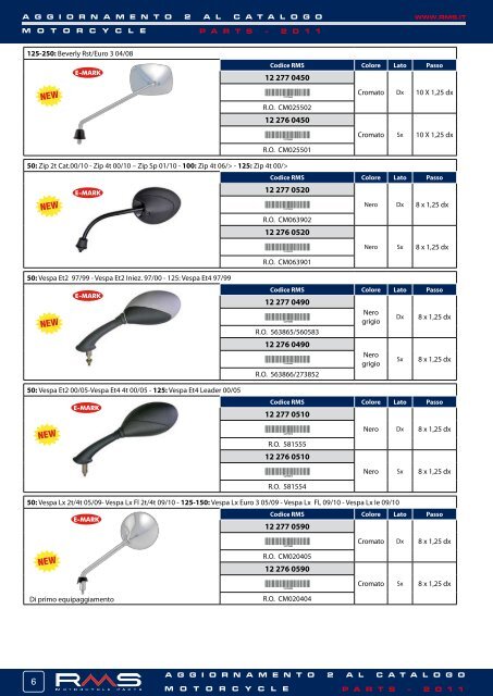 Catalogo Scooter 2011 - RMS