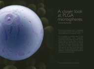 A closer look at PLGA microspheres - Royal Microscopical Society