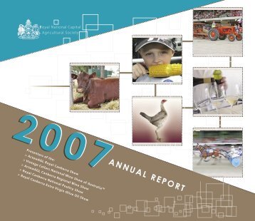 2007 Annual Report - Royal National Capital Agricultural Society