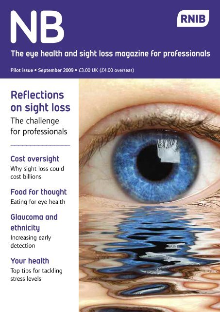 Reflections on sight loss - RNIB