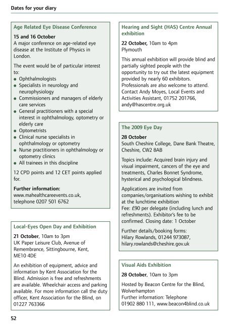 Reflections on sight loss - RNIB