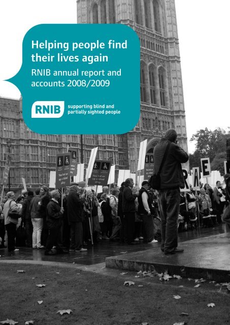 Helping people find their lives again - RNIB