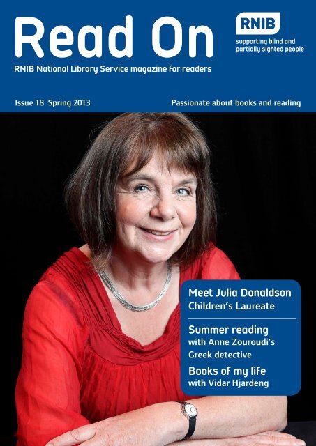 Meet Julia Donaldson Summer reading Books of my life - RNIB