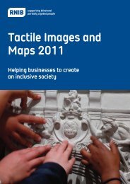 Tactile images and maps brochure - RNIB