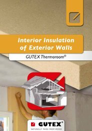 GUTEX Thermoroom® Interior Insulation of Exterior Walls