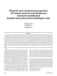 Physical and mechanical properties of mixed comrind and ...