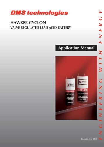 Cyclon Applications Manual - DMS technologies