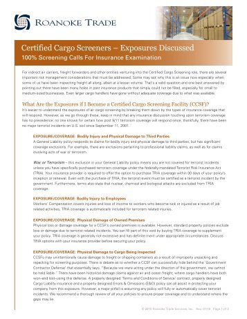 100381 Certified Cargo Screeners front - Roanoke Trade Services ...