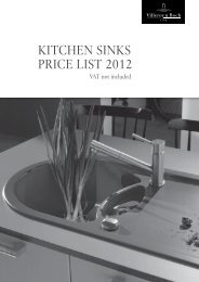 kitchen sinks price list 2012