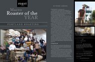 PORTLAND ROASTING - Roast Magazine