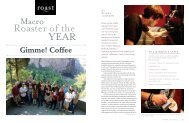 2013 winnerâMacroâGimme! Coffee - Roast Magazine