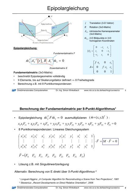 Foliensatz 10 zur Vorlesung