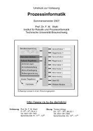 PDF-File - Institut fÃ¼r Robotik und Prozessinformatik - Technische ...