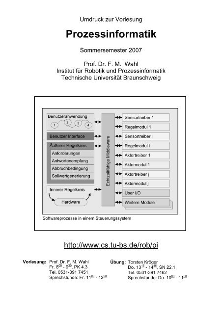 PDF-File - Institut fÃ¼r Robotik und Prozessinformatik - Technische ...