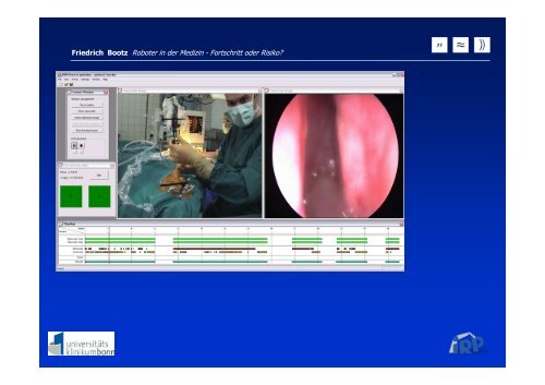 Roboter in der Medizin - Fortschritt oder Risiko? - Institut fÃ¼r Robotik ...