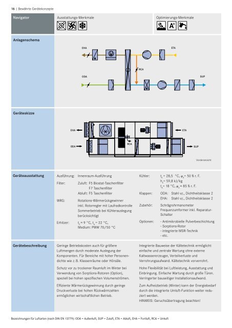 Raumlufttechnik für Bildungsstätten - robatherm