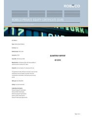 Quarterly report - Robeco.com