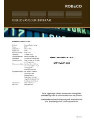 12Q3 Kwartaalrapportage Robeco Vastgoed Certificaat - Robeco.com