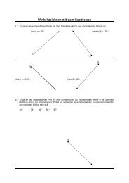 Winkel zeichnen mit dem Geodreieck