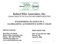 engineering plastics in a globalizing automotive supply chain