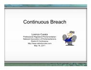 Continuous Breach - Survival Tips on Roberts Rules of Order