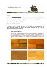 Nieuwsbrief 34 houten terrassen - Atelier Artisjok