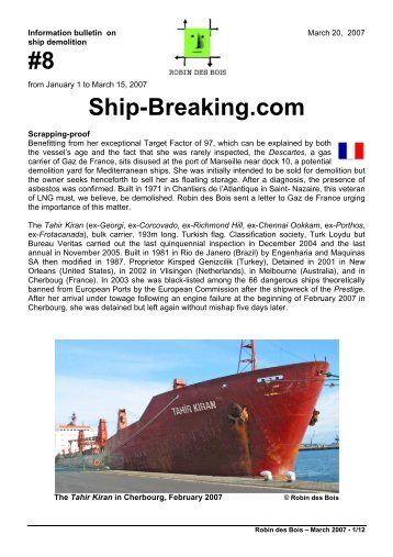 #8 Ship-Breaking.com - Robin des Bois