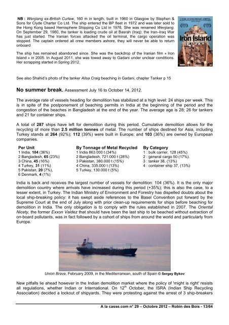 # 29 Ship-breaking.com - Robin des Bois