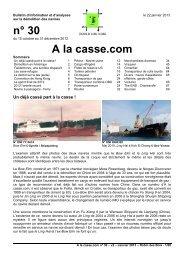 nÂ° 30 A la casse.com - Robin des Bois