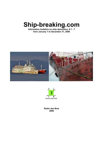 Ship-breaking.com - Robin des Bois