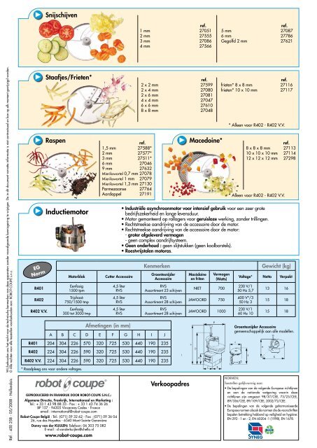 Informatie PDF - Robinex