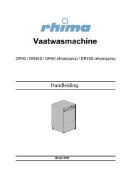 Handleiding van de DR40(S) - Rhima