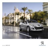 Peugeot 207 CC Brochure - S G Petch
