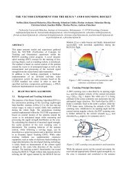 the vector experiment for the rexus 7 and 8 sounding rocket