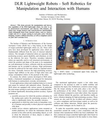 Soft Robotics for Manipulation and Interaction with Humans